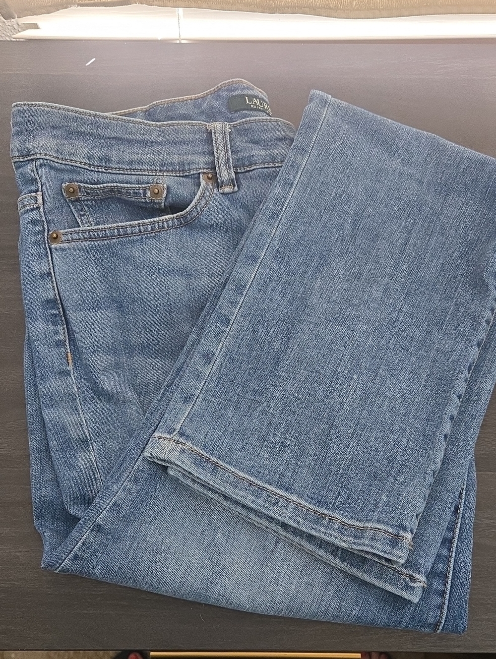Lauren Ralph Lauren Premier Straight-Leg Women's Jeans Sz 12
